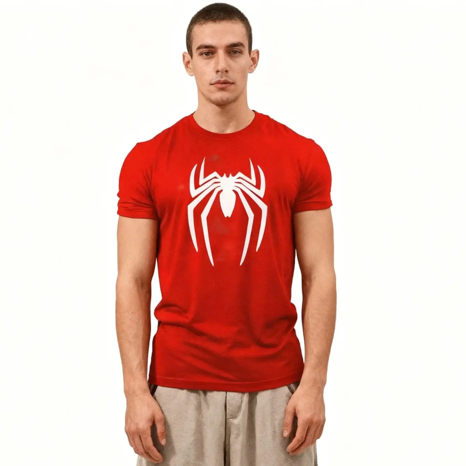 

Four Seasons Fashion Outdoor Sports spider print Men's women's Unisex quickdrying Tshirt adult Tshirt children's Unisex tops
