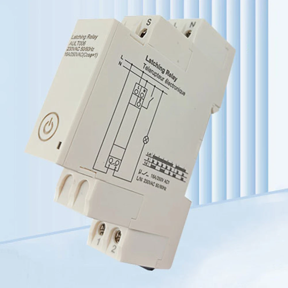 AUL006 for pulse Time Relay 220V AC 20A DIN Rail Mounted Cyclic Delay Controller for Automation and Electrical Panel Integration