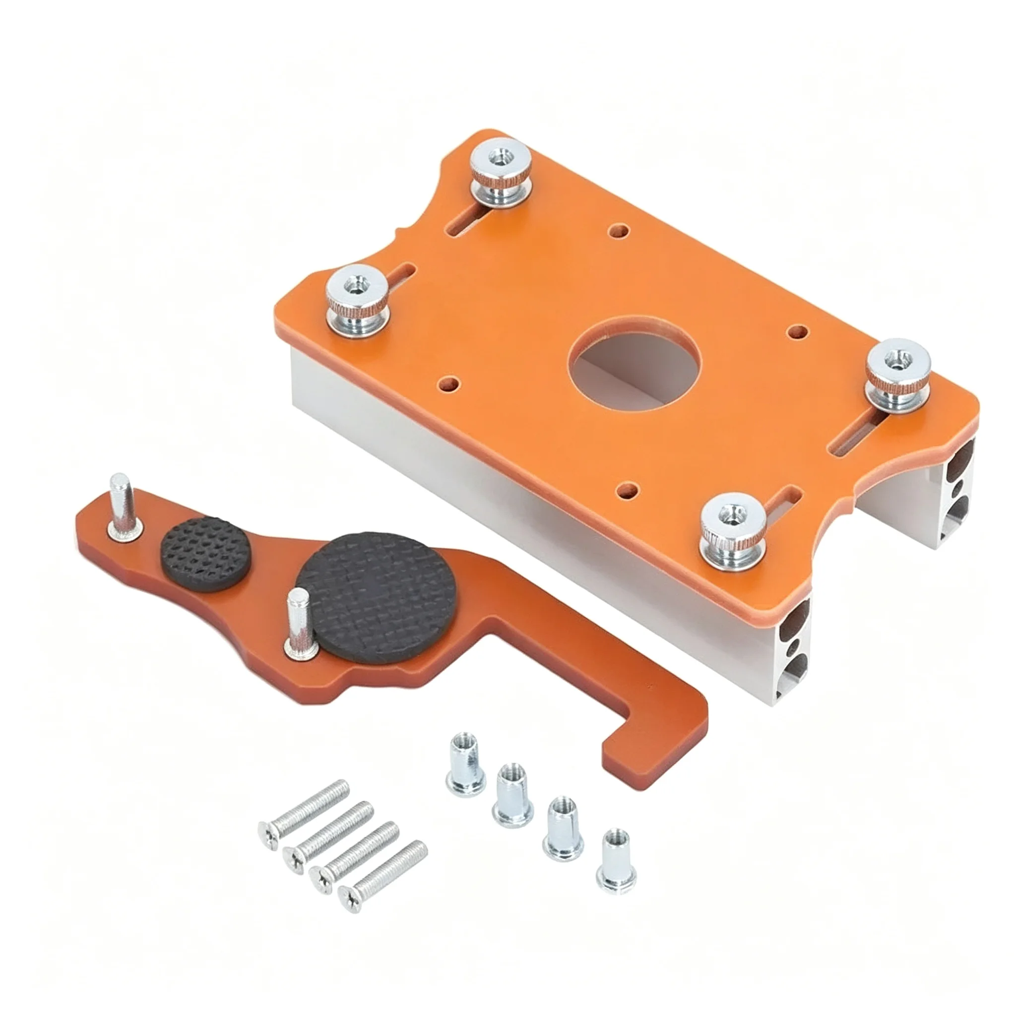 2 In 1 Wood Router Slotting Locator Accurate Slotted Base Slotting Machine Bracket Handheld Edge Trimmer Milling Curve Tool