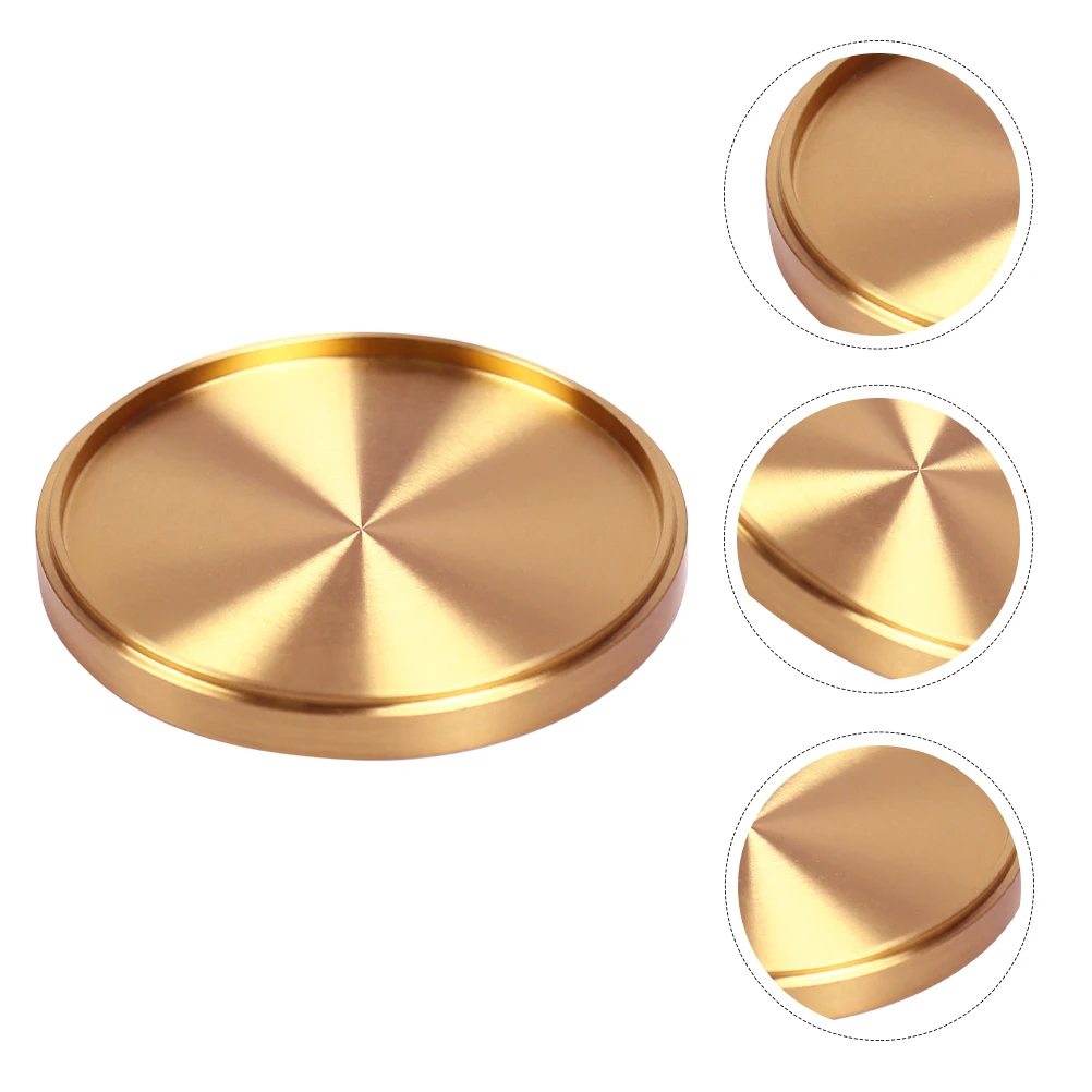 

Copper Coaster Wear resistant Heat resistant Desk Mat for Cocktail Beer Glass Goblet Coffee Cup Plastic Cup Modern Home Decor