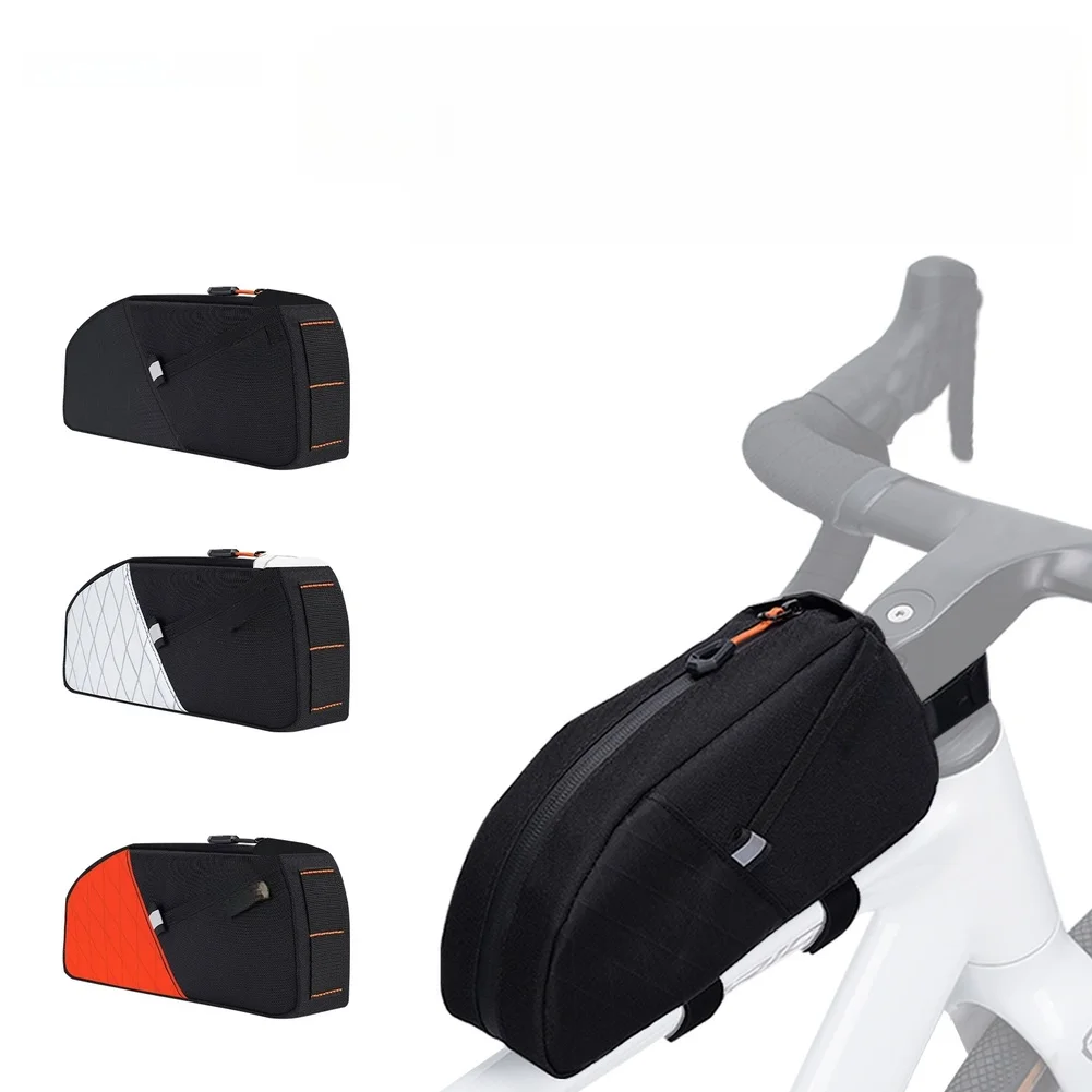 

Nylon Bike Frame Bag With 1.5L Capacity - Waterproof Top Tube Storage For Road & Mountain Bikes High -Quality