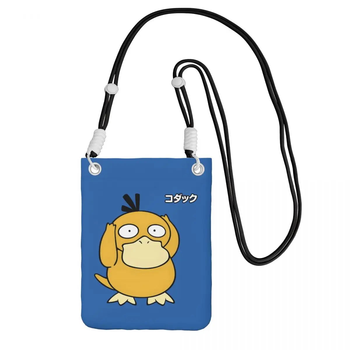 

Custom P-Psyducks Mobile Phone Bag Women Men Animated Film Shoulder Crossbody Bag Suitable Coin Purse Mini Shoulder Purse Wallet