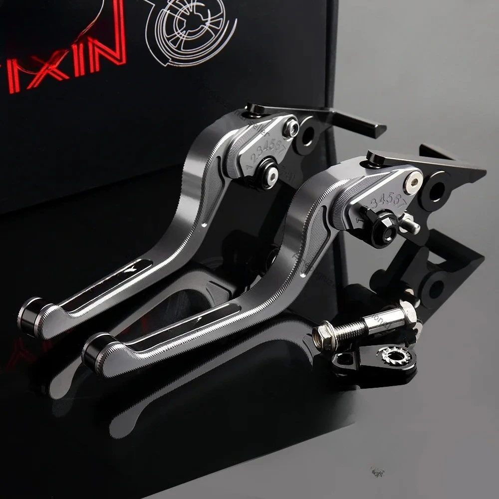 

For Yamaha XMAX300 20-25 years modified aluminum alloy brake horn, with parking rod handlebar