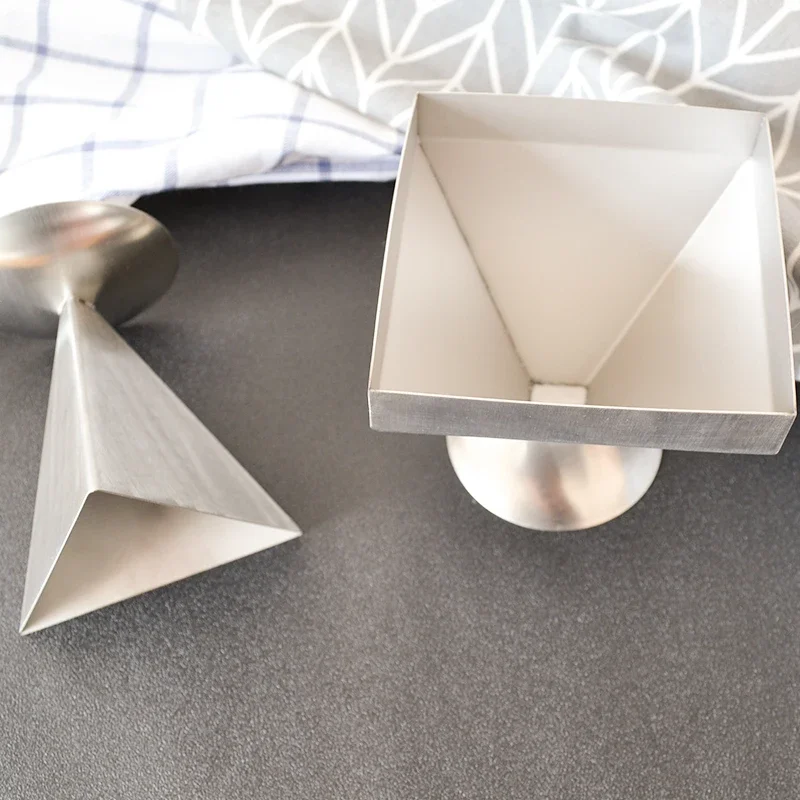 Hot Stainless Steel Pyramid Mold Stuffed Meat Shaping Mold Rice Shaper Kitchen Restaurant Hotel Dish Tools - Image 2