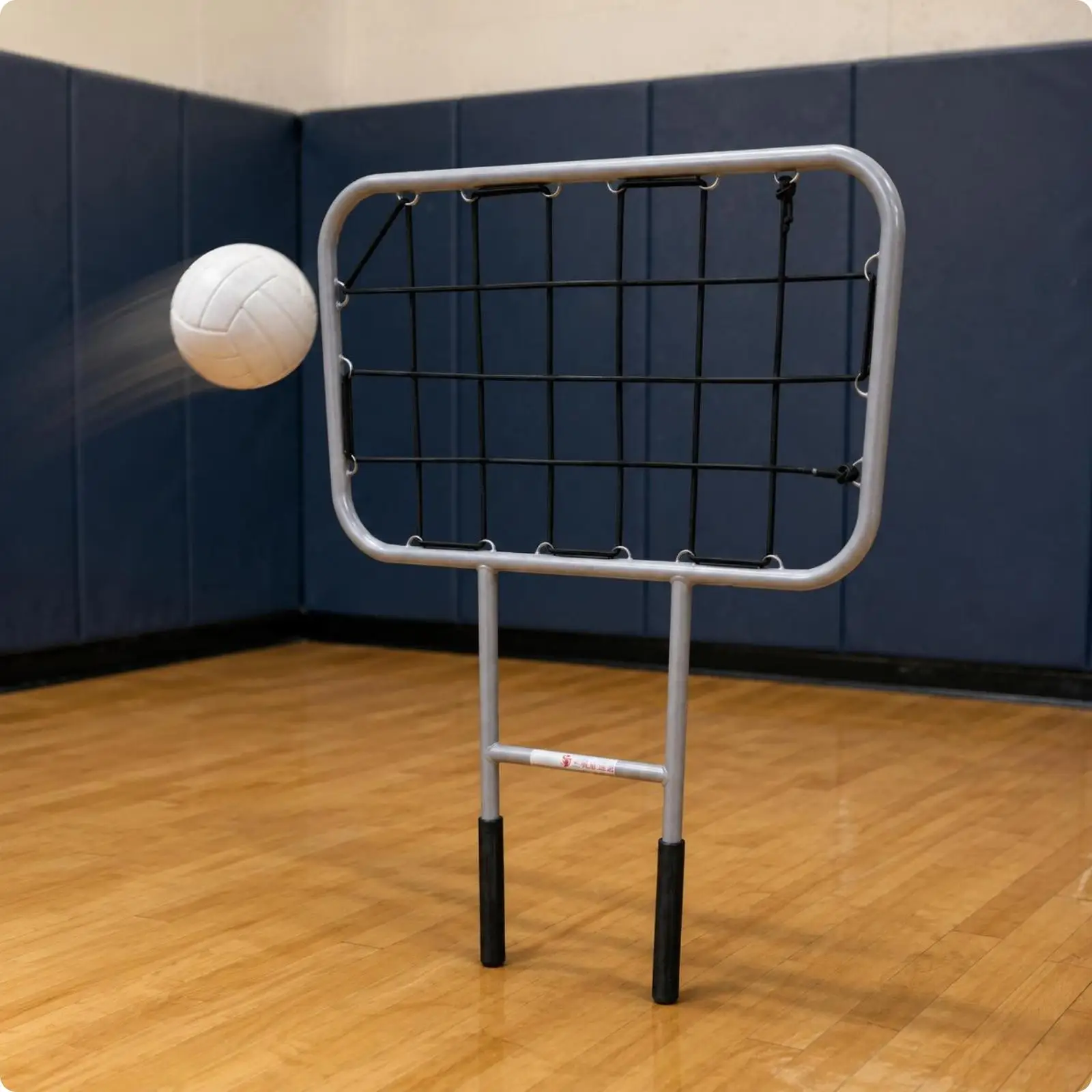 Volleyball Training Net Portable Stand with Rope Grid Attack and Block Drill Tool for Coaches