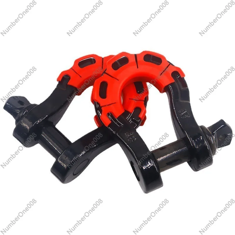 

Traction Hook 8T Special-Shaped Trailer Hook Shackle 4.75T Trailer Traction Hook U-Shaped Matching Protective Sleeve