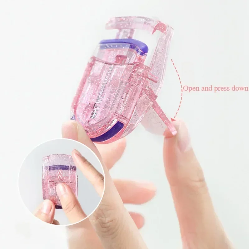 10PCS Professional Mini Eyelash Curler Portable Eye Lashes Curling Clips Cosmetic Cute Cat Paw Small Portable Eyelash Clip