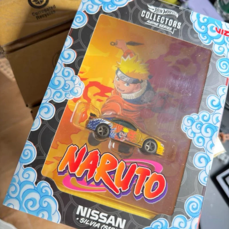 New Hot Wheels Diecast Collectible Model Car Nissan Silvia S15 1/64 Narut O Anime Themed Hobby Model For Collectors Display