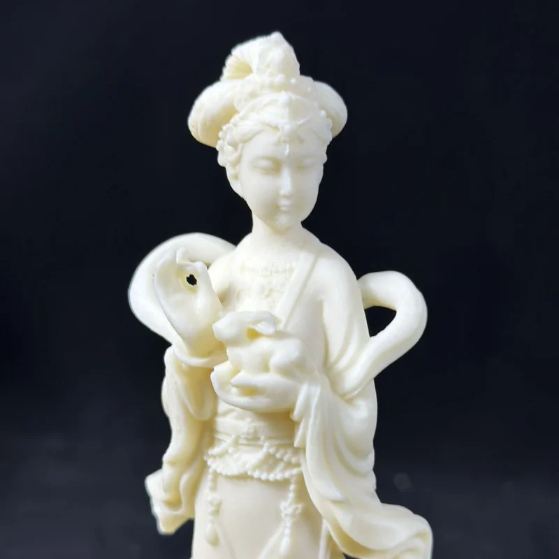 Ivory Nut Carving Chang'e Fairy18*6*5.5cmHome Living Room Desktop Crafts Crafts Decoration Wholesale