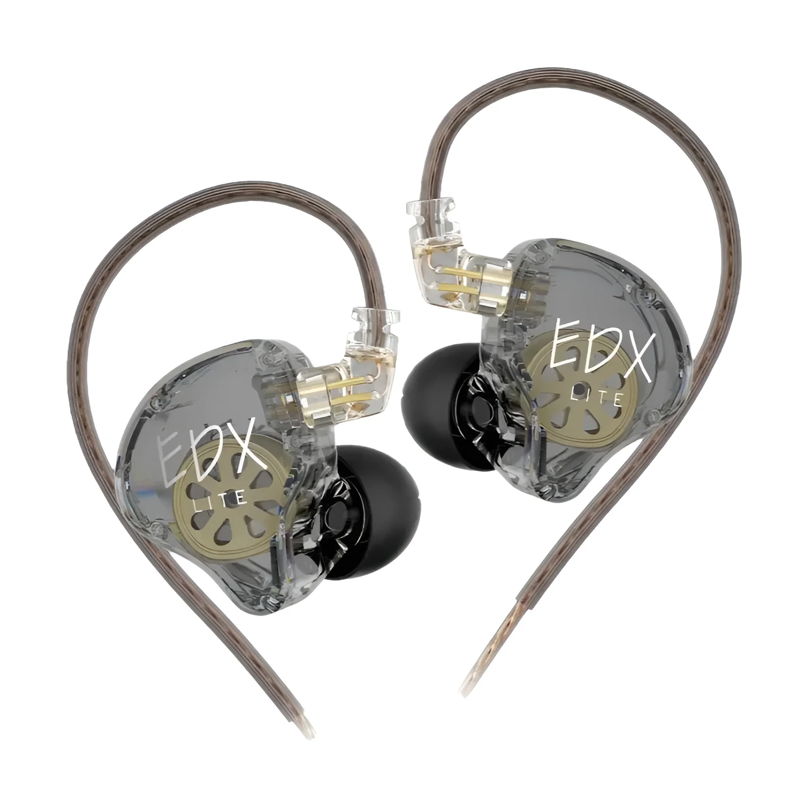 KZ-EDX Lite HIFI Fones De Ouvido Baixo, Earbuds De Música Estéreo, No Monitor De Ouvido, Fones De Ouvido Ao Vivo Do Palco, Gaming Sports Headset