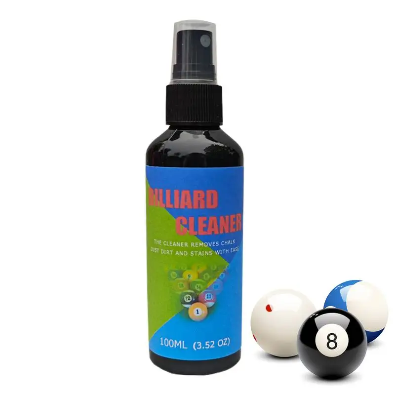 Billiard Ball Polishing Spray Billiard Ball Polish Agent Luster Restoration Billiard Ball Accessories Cleaning Agent Deep Clean