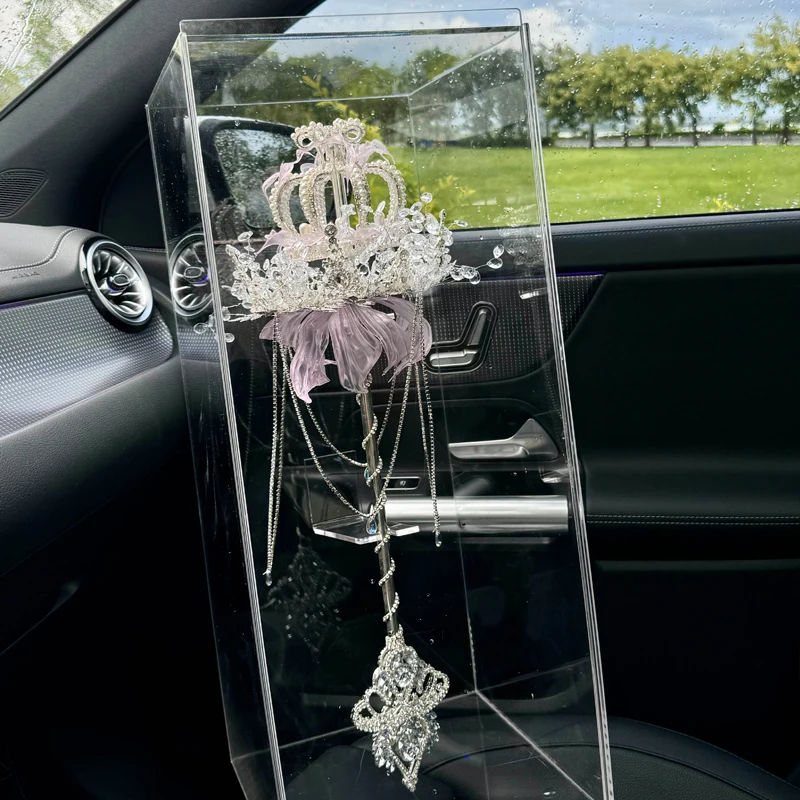 Buquê de noiva com cetro azul