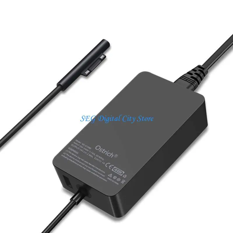 U75B Laptop Power Supply AC Adapter 65W 100-240V for Surface Notebook