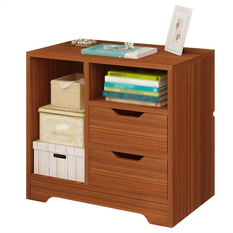 Simple Nightstand Mini Bedroom Bedside Cabinet With Three Drawer