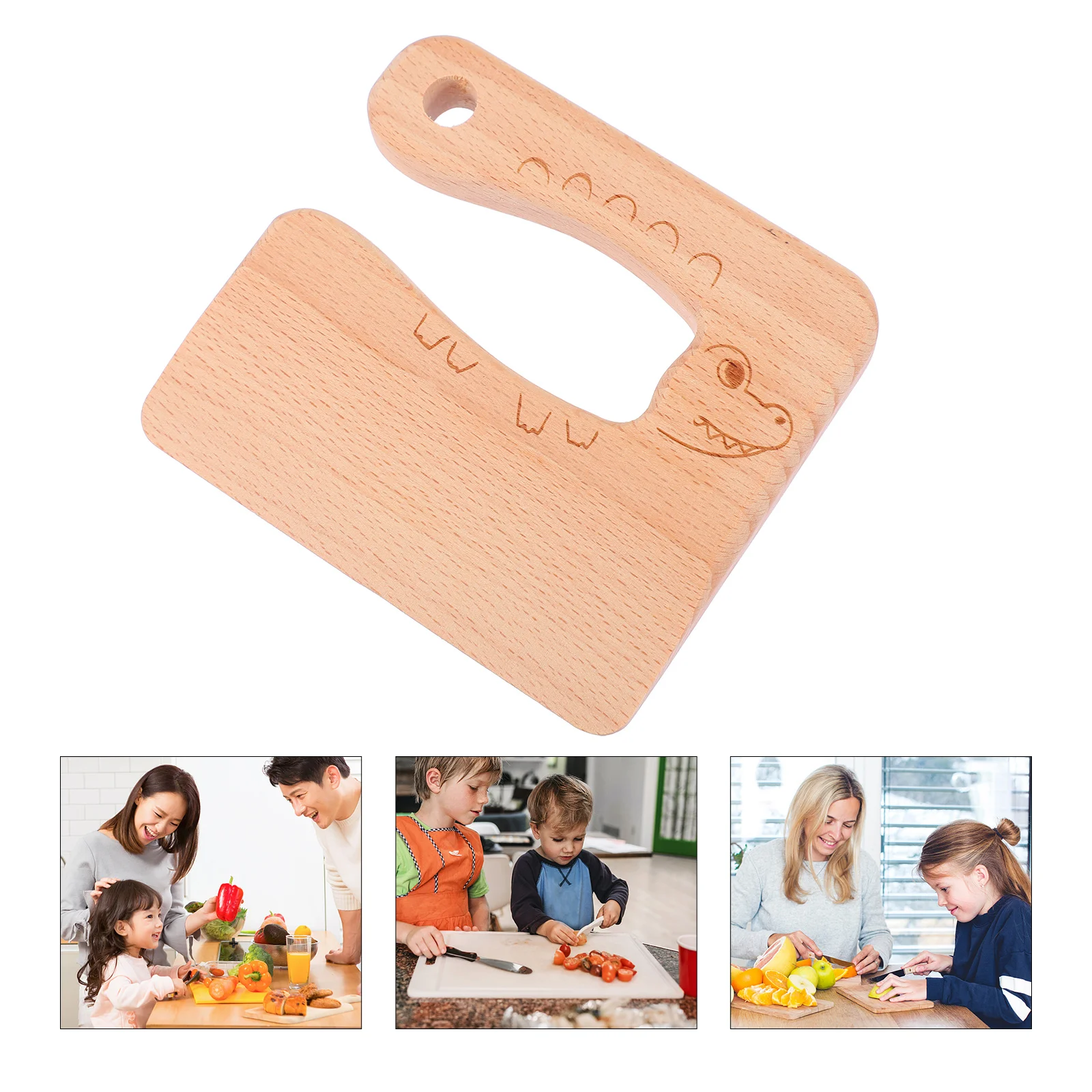 Brinquedos de cozinha criança segura jogar casa crianças cozinhar facas máquina corte chopper madeira playset criança ferramenta