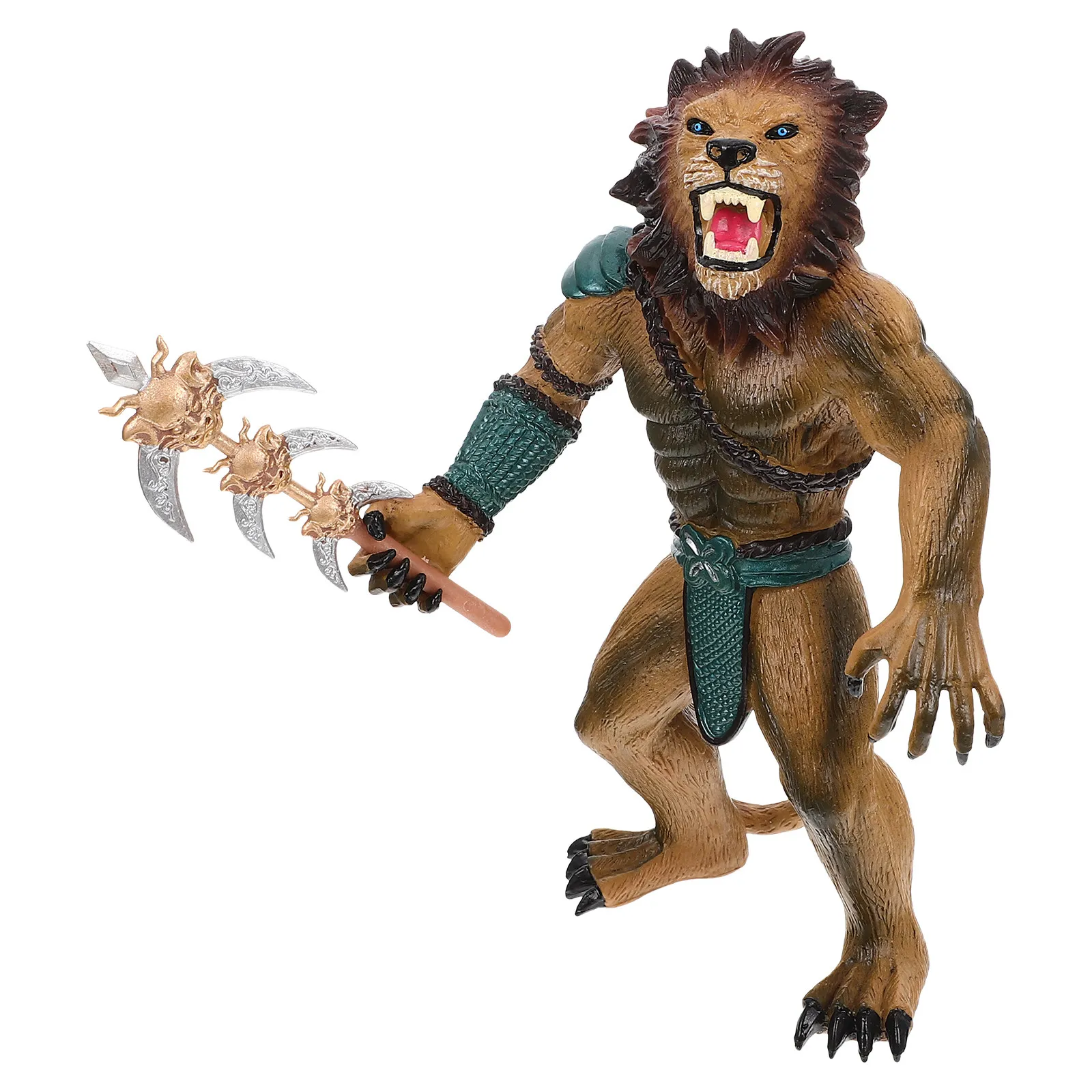 

Werewolf Soldier Ornament Simulation Werewolf Warrior Statue Creative Room Decoration Desktop Display Cultivate Imagination