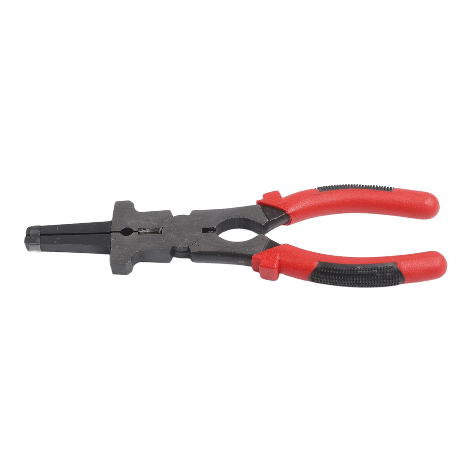 Red Welding Tool Welding Pliers Rust-Preventive Coating Built-in Wire Cutter Lightweight Design Multi Functional Welding Pliers