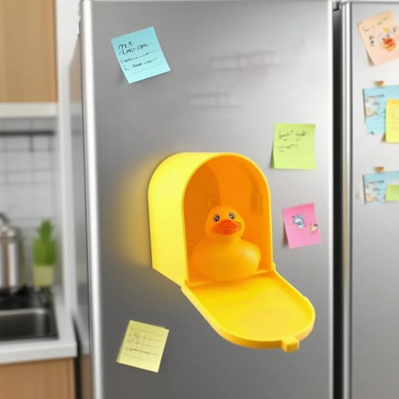 Mailbox Magnet Cruising Duck Funny Magnet Strong Adhesive Fridge Magnet Removable Magnetic Sticker for Refrigerator Cabinet Door