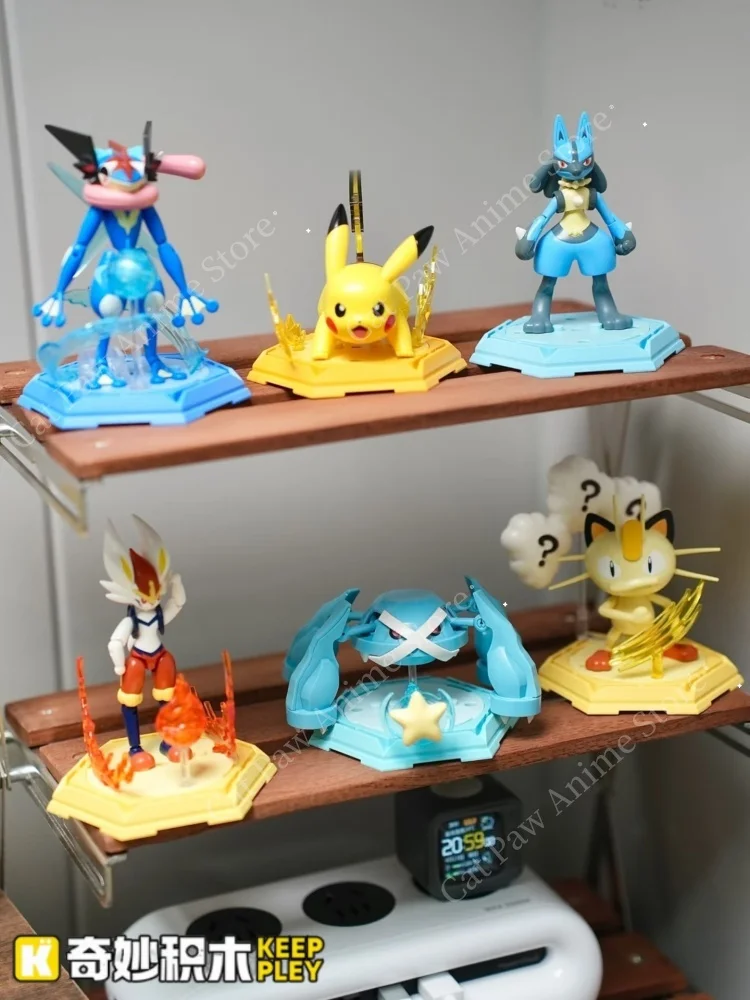 Keeppley Pokemon Figurine Charizard And Dragonite Model Set Educational Building Toy For Boys Girls Ideal Birthday Gift For Kids