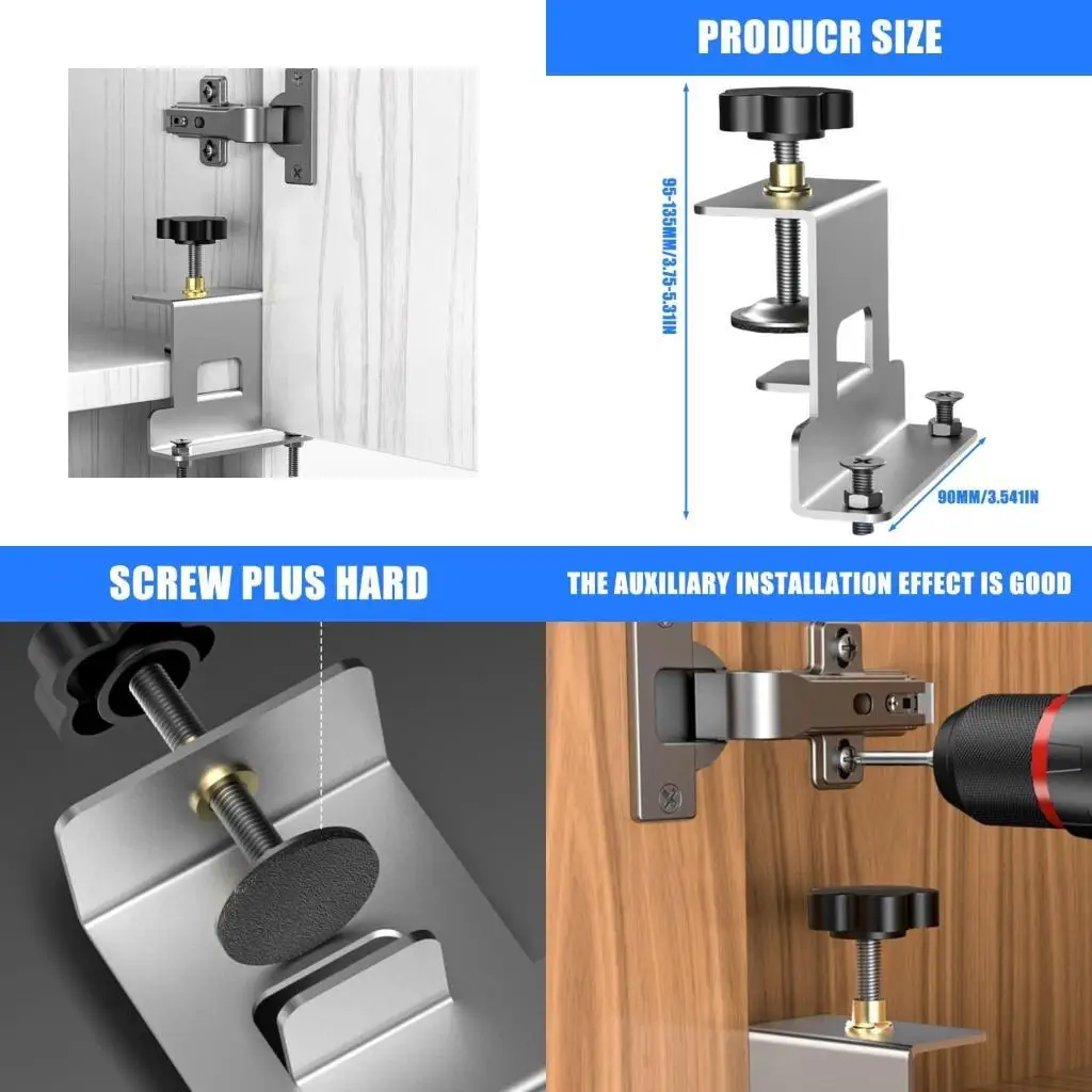 

R9UF Door Installation Positioner Cabinet Door Installation Positioner Adjustable