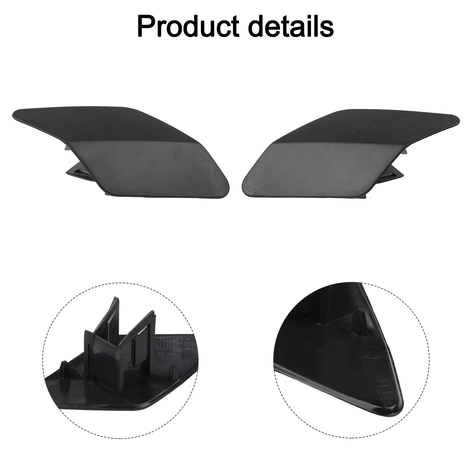 

Bumper Car Headlamp Water Spray Covers Designed Specifically for the For BMW X6 Series Manufactured Between '15 and '19