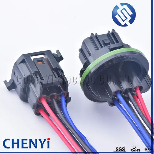 Imagen 2 del producto Cable de cableado de enchufe impermeable para coche, conector de faro de coche, enchufe de lámpara para Hyundai Sonata Elantra IX35 K2 K3 K series, 6 pines