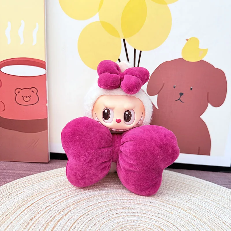 

For Labubu V1 V2 V3 17cm idol clothing, colorful bow dress, Mary cat fashion, cute clothes without dolls