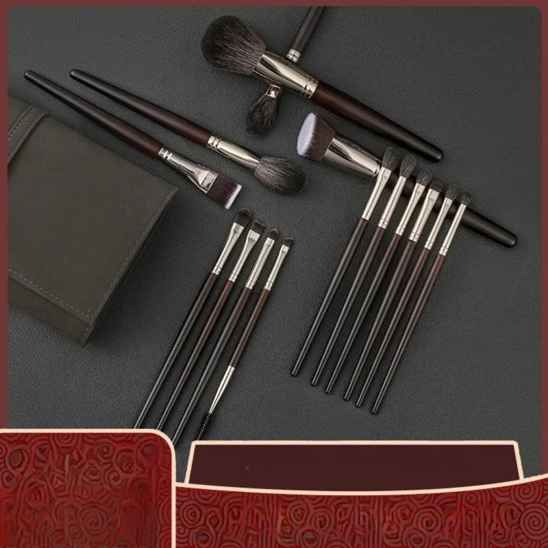 15-Piece Animal Hair Set Eyeshadow Foundation Brush Artist Special Makeup Brushes Beauty Tools