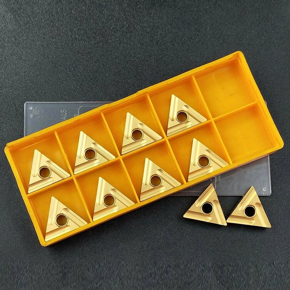 

10pcs TNMG160404R-ES TNMG331 Carbide Blades For CNC Lathe Turning Tool External Tool Holder Processing High Quality