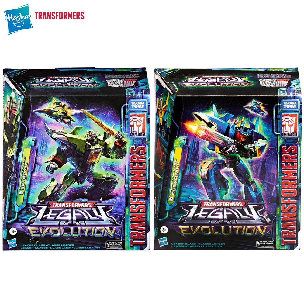 

[In-Stock] Hasbro Transformers Legacy Evolution Skyquake & Dreadwing 19cm Leader Class Anime Action Figure Nice Robot Model Toys