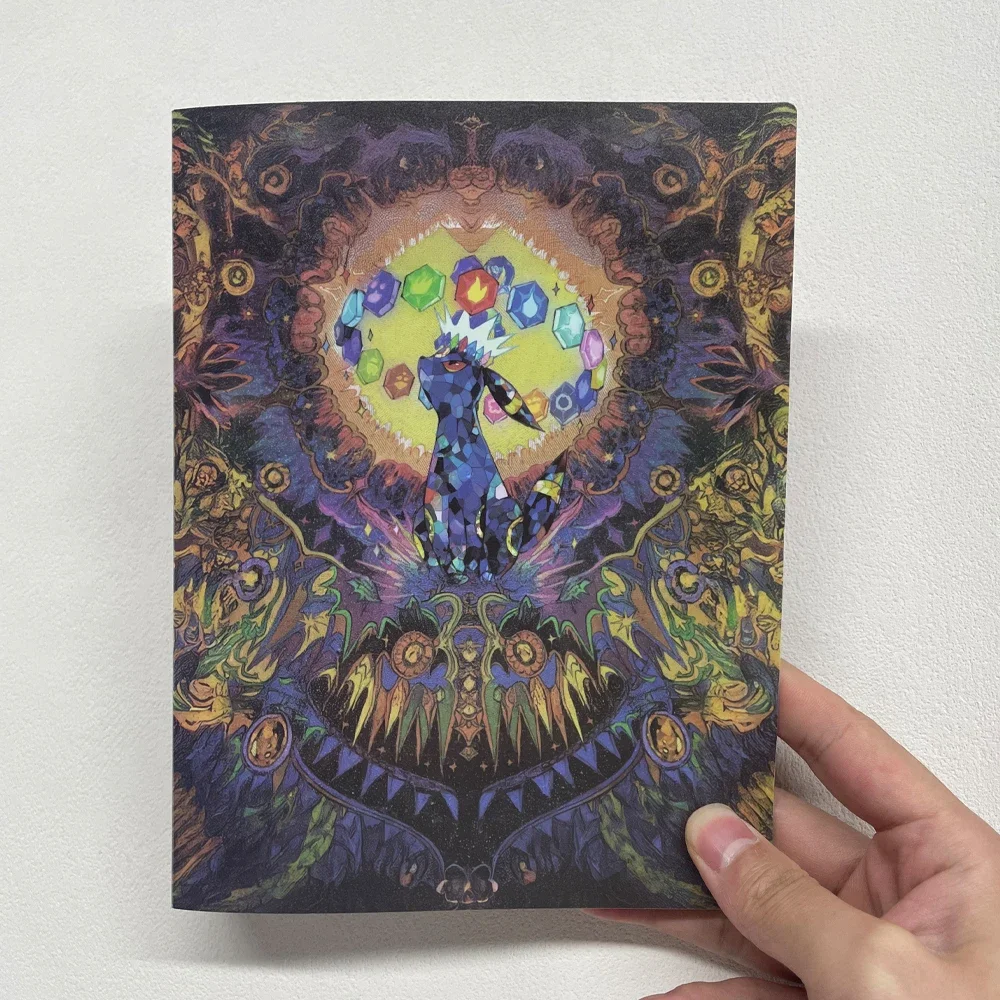 

Коллекционный альбом для карточек PTCG Prism Evolution, 4 отделения, вмещающий 240 коллекционных карточек, матовый сенсорный корпус, подарок на день рождения для ребенка