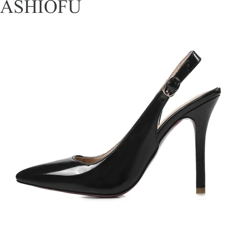 ASIHOFU Hot Sale 2025 New Arrival Womens High Heel Pumps Slingback Party Prom Shoes Pointy Sexy Fashion Daily Wear Court Shoes