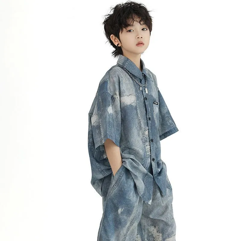 conjunto-de-roupas-infantis-para-meninos-90-170cm-verao-camisa-de-manga-curta-shorts-2-pecas