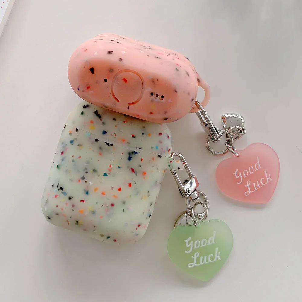 Apple AirPods 4 Pro 2 용 빛나는 이어폰 케이스 AirPods 1 2 3 용 소프트 실리콘 형광 무선 헤드셋 보호 케이스