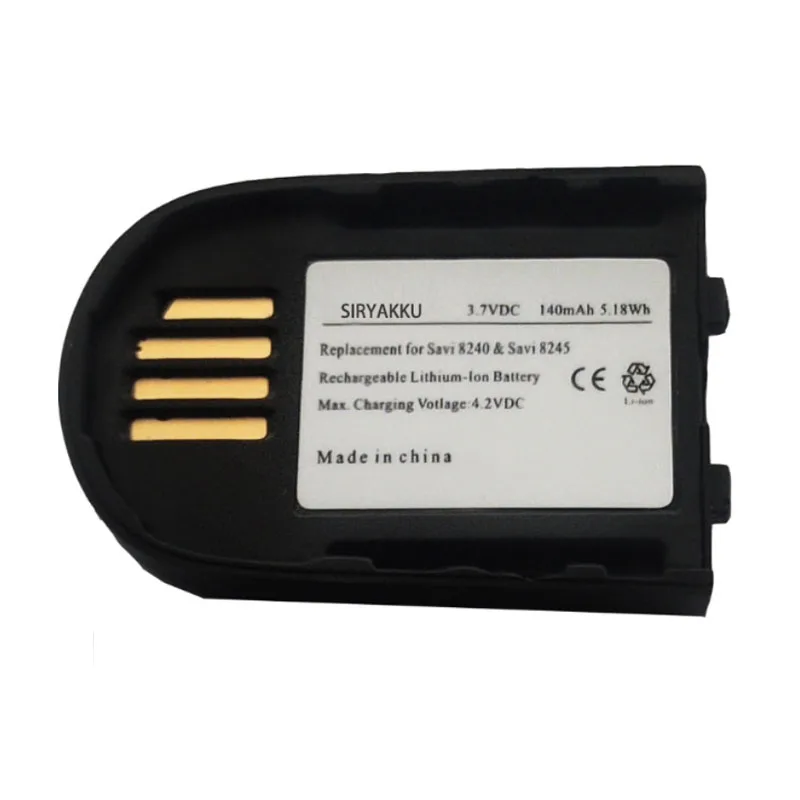 3.7V 140mAh Li-ion Battery Replacement For Plantronic Savi 8240 8245 8445 Voyager 4245 Office V4240T Headphone Battery 213225-01