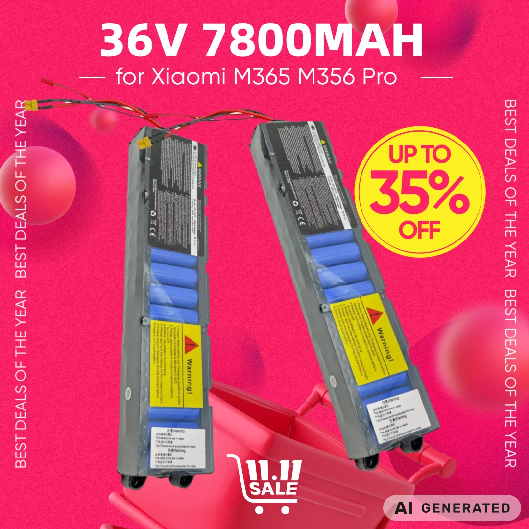 10S3P M356 M365 for Xiaomi Electric Scooter Battery Pack 36V 7.8Ah No Communication 18650 Battery