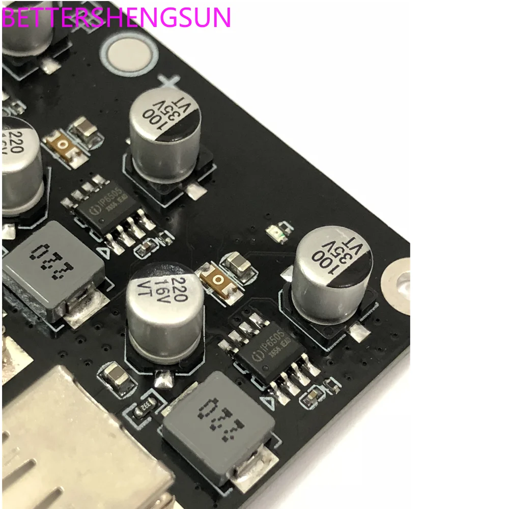 4-way fast charging module 12V24V to QC3.0 fast charge Single USB mobile phone charging board