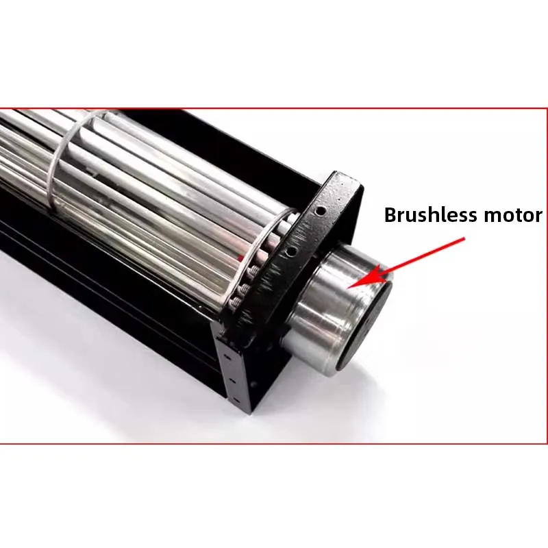24V Brushless DC Cross Flow Blower 40cm Ball Bearing Quiet Large Airflow Ventilation Cooling Fan view 5