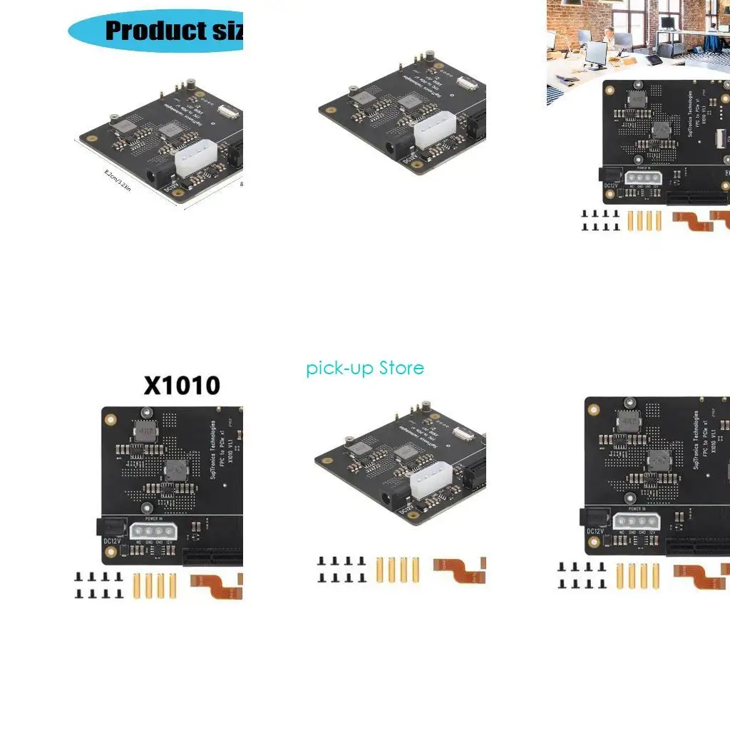 

Q5WA X1010 PCIe to Standard PCIe Slot Converters for RPi 5 Converters Connectors Development Board Accessories