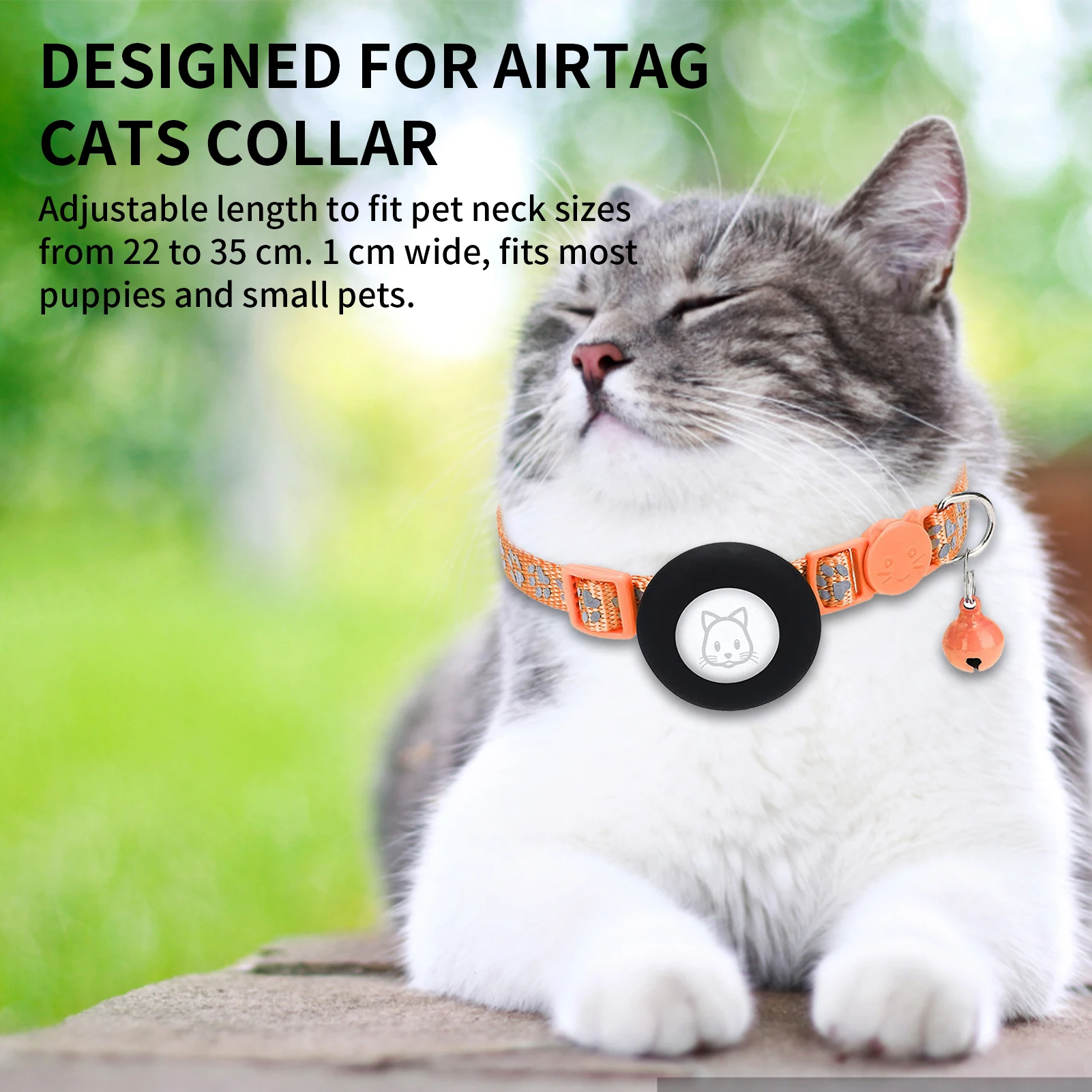 Pet Collar For AppleAirtag Dog Cat Strap Adjustable Sleeve Suitable ForAirtag Reflective Nylon Case For Airtags Tracker