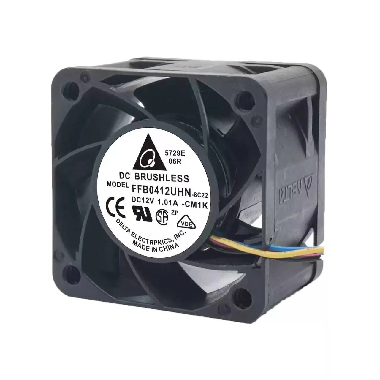 For Delta FFB0412UHN 40x40x28mm DC 12V 1.01A PWM High-Speed Cooling Fan 20000RPM