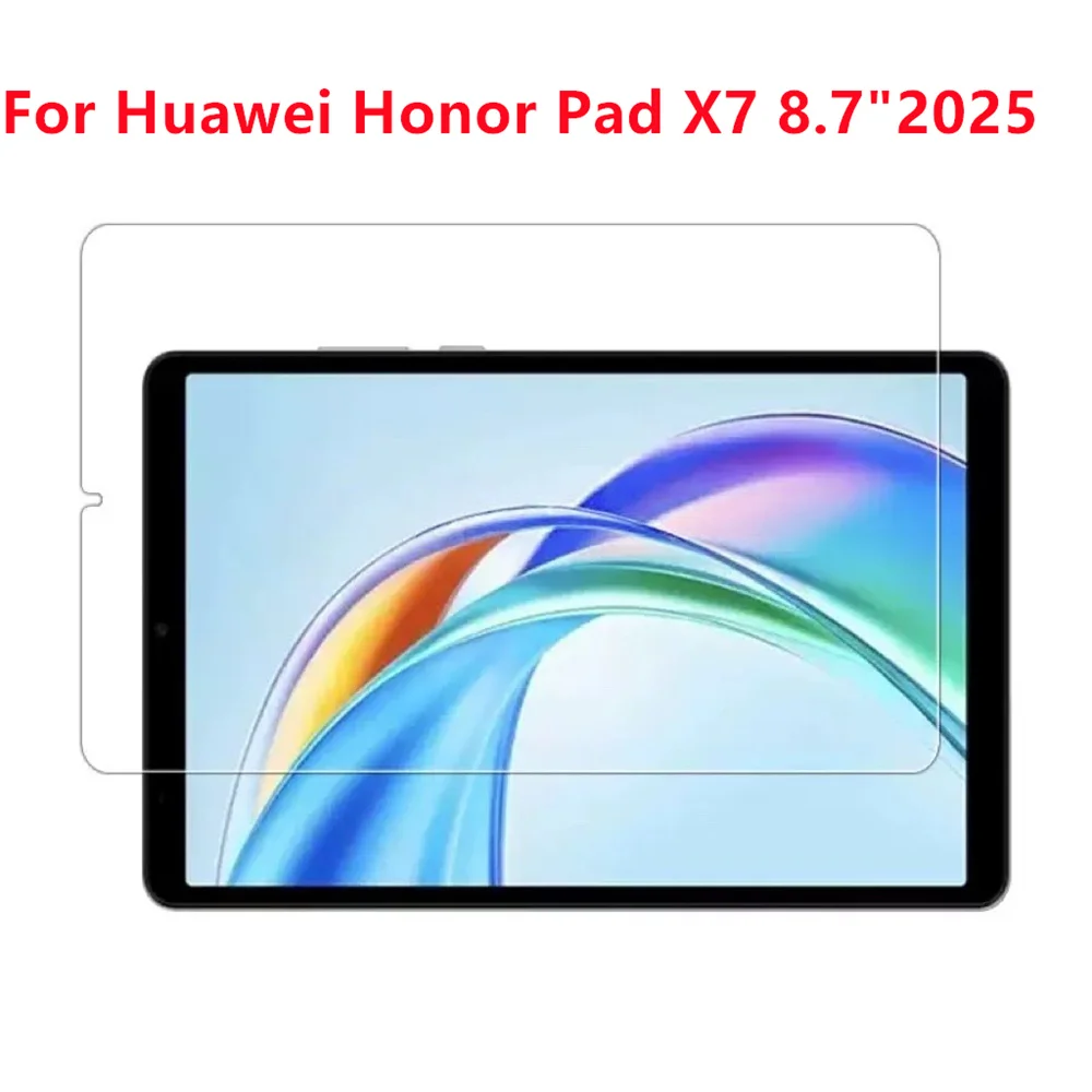 

1 шт. защитная пленка из закаленного стекла 9H для Huawei Honor Pad X7 8,7 дюйма 2025, защита от отпечатков пальцев, HD, для планшета