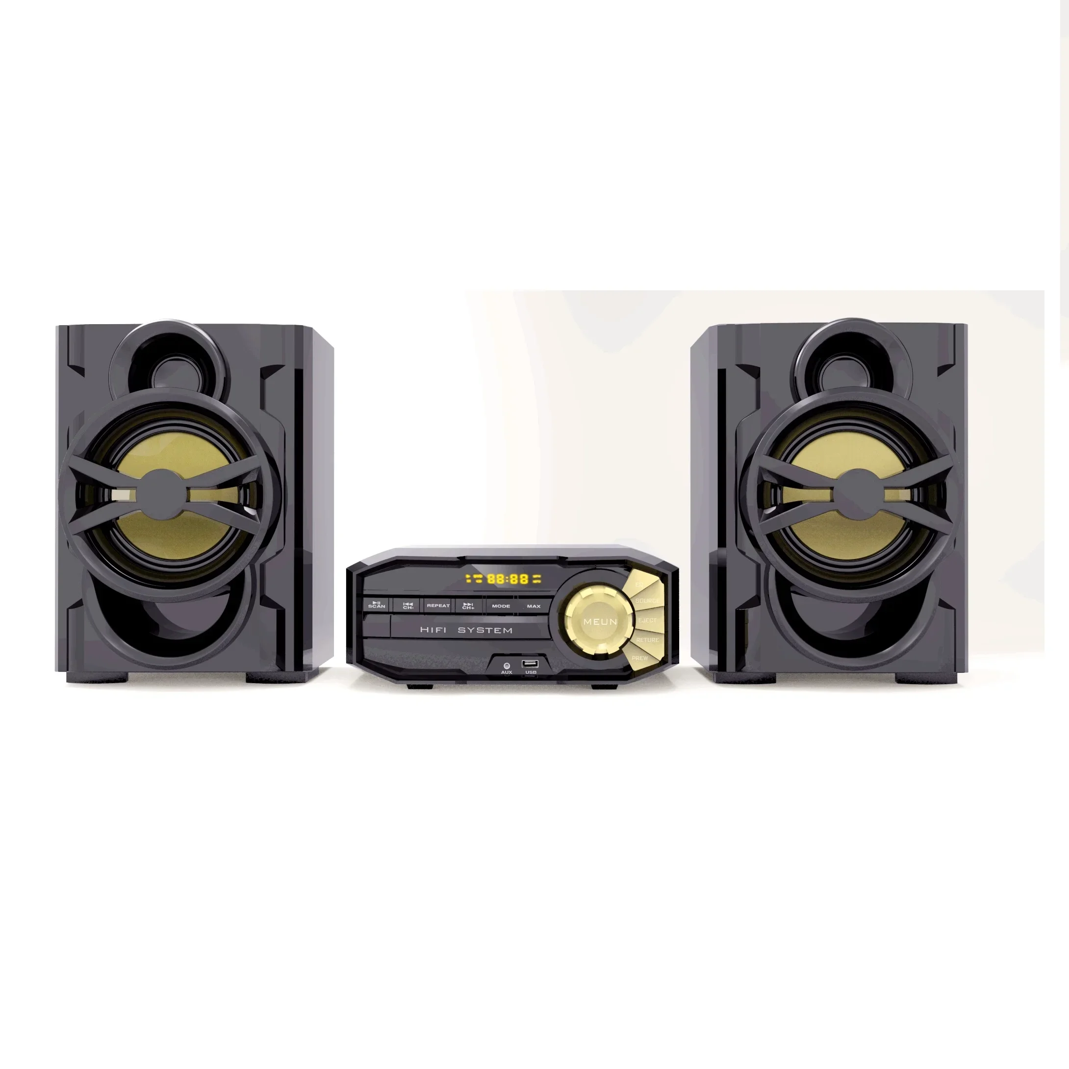 New Design Hot Products Ac 110 ~ 240v 50 / 60hz Power Supply Dvd/cd Micro Hifi System Speaker