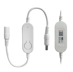 Le contrôleur DC12V-24V de lumière de bande de Tuya Wifi LED pour le document simple allume le gradateur chaud/frais soeur blanche fonctionnent avec Alexa Google