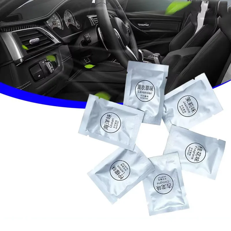 1/6pcs Car Air Freshener Refills Aroma Diffuser Car Perfume Refills Replacement Pads For Car Fragrance Accessories