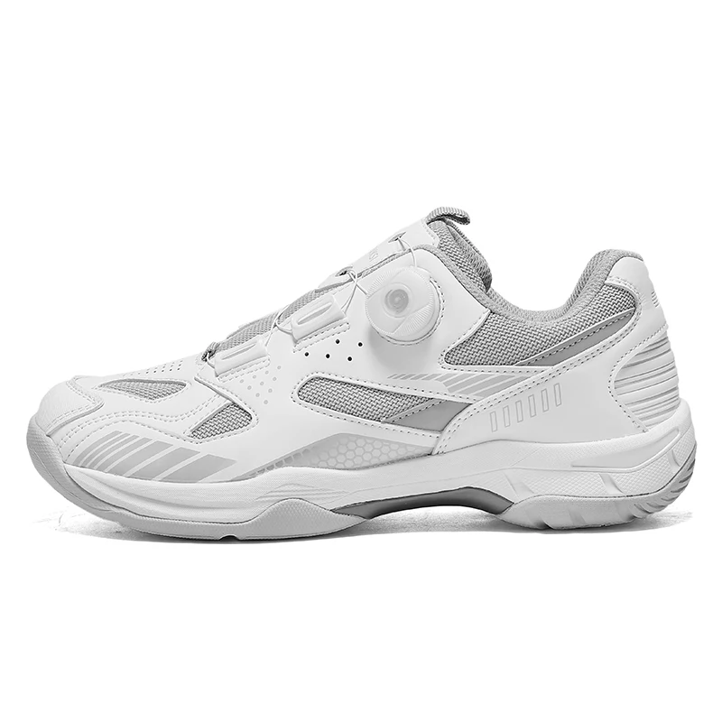 Schnellschnür-Badminton-Schuhe für Damen und Herren, Trainingsschuhe, stoßdämpfende, rutschfeste Volleyball-Sport-Sneaker – Detail 4