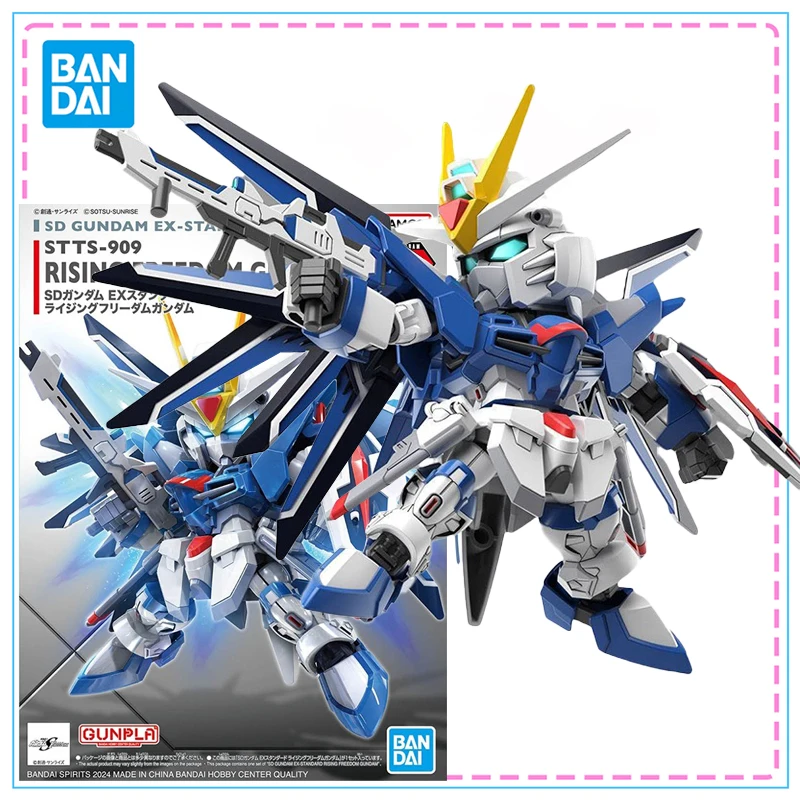 

Bandai SD STTS-909 RISING FREEDOM GUNDAM аниме фигурка натуральный робот Коллекционная сборная модель игрушка орнамент подарок детям