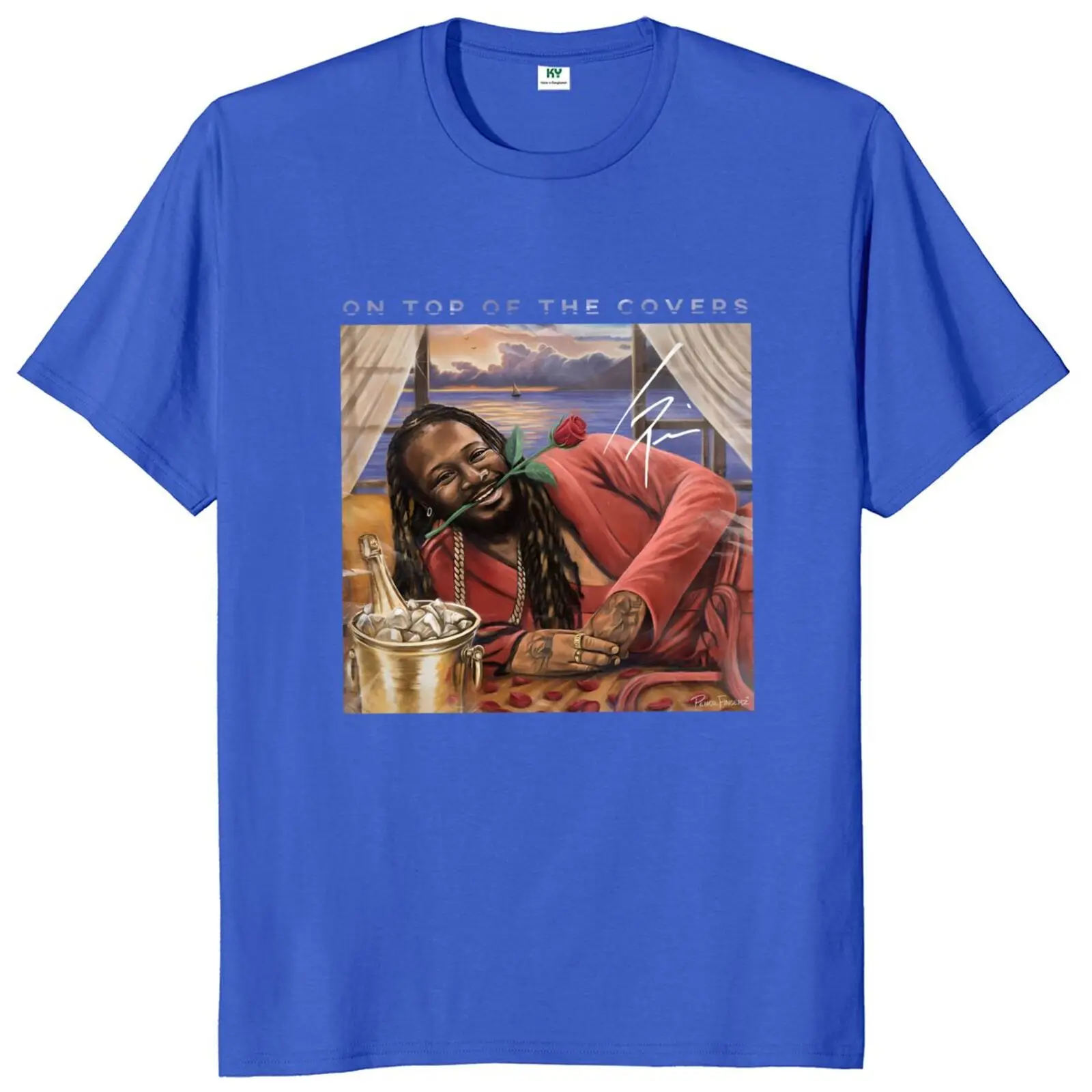 T-pain T Shirt  2023 New Album On Top Of The Covers Tshirt For Fans Short Sleeve Unisex 100% Cotton Tops Tee