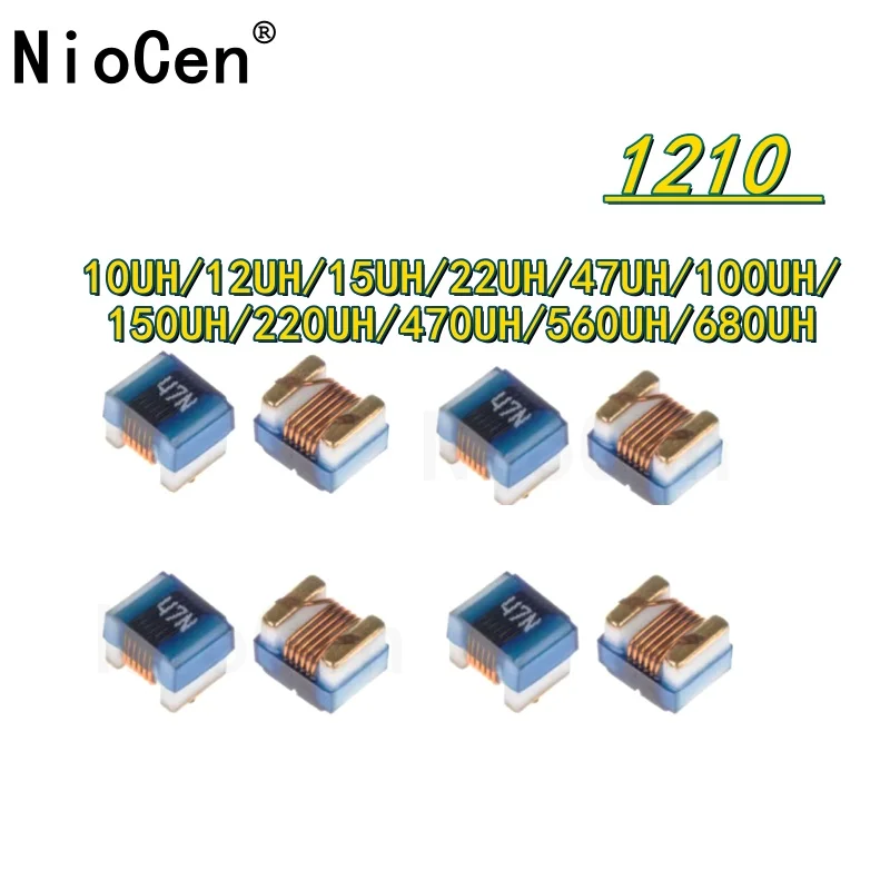 （20pcs）1210 SMT high-frequency wound inductor 10UH 15UH 22UH 47UH 100UH 150UH 220UH 470UH 560UH 680UH