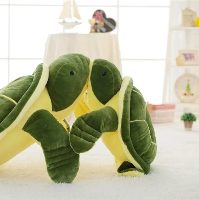 33/45/55Cm Mooie Schildpad Knuffels Cartoon Zeeschildpad Kussen Gevuld Zacht Dier Sofa Kussen Voor verjaardagscadeautjes